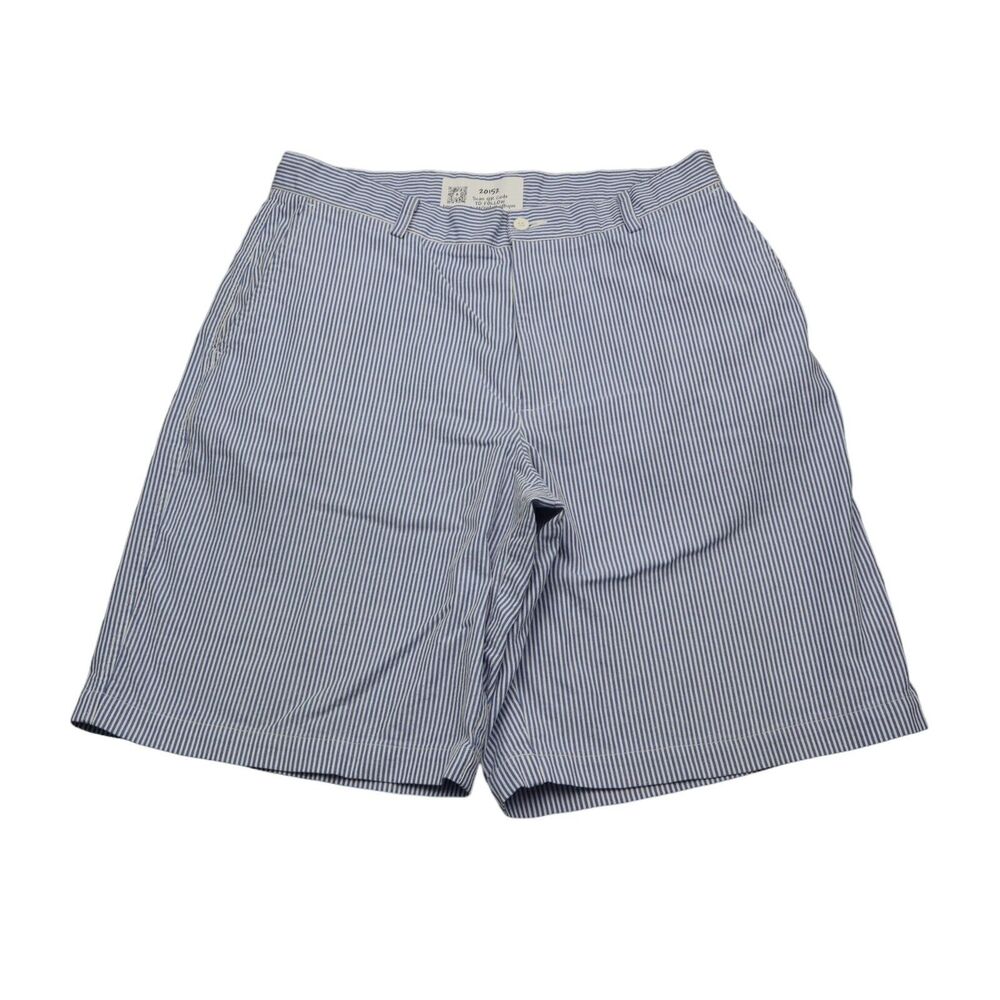 Dunning shorts mens 34 Blue thin striped golf Hiking Casual
